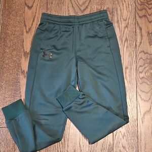Boys Green Under Armour Pants